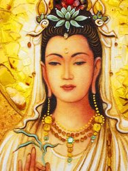 Semi-volume panel “Goddess of Mercy and Compassion Guan Yin”