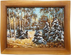 Landscape “Snowy winter”