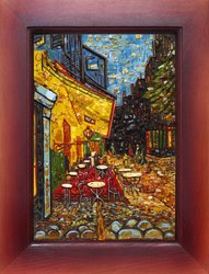 Volumetric panel “Terrace of a night cafe in Arles” (Vincent van Gogh)