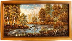 Landscape “Forest and River”