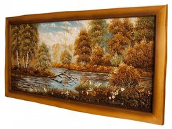 Landscape “Forest and River”