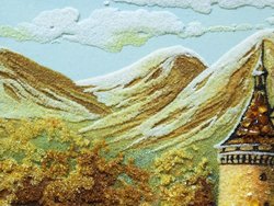 Panel “Castle-fortress in the mountains”