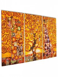 Triptych “Waiting - Tree of Life - Accomplishment” (Gustav Klimt)