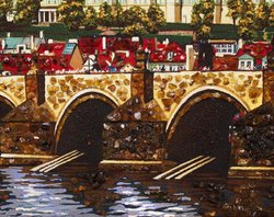 Panel "Charles Bridge in Prague"