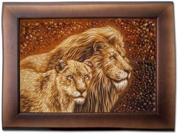 Panel "Lion and Lioness"