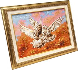 Panel “Pair of Doves”