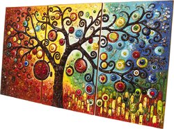 Semi-volume triptych “Tree of Life”