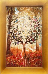 Panel “Fairytale deer”