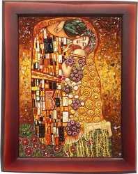 Volumetric panel “The Kiss” (Gustav Klimt)