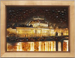 Panel “Sights of Prague. National Theater"