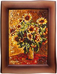 "Sunflowers in a vase"