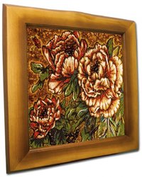 Three-dimensional painting “Peonies”