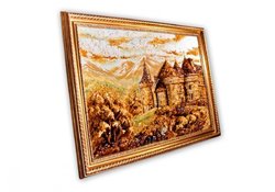 Three-dimensional painting “Castle-fortress in the mountains”