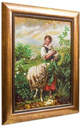 Panel “The Little Shepherdess” (Johan Baptist Hofner)