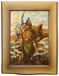 Panel "Sacred Warrior Guan Yu"