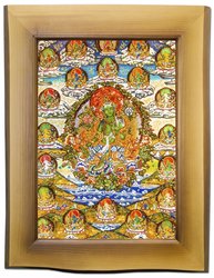 Panel “Green Tara and twenty-one forms of its manifestations”