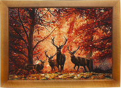 Panel "Deer in the forest"