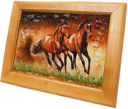 Panel "Running horses"