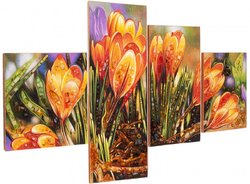 Polyptych "Crocuses"