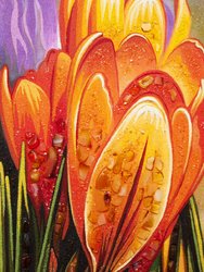 Polyptych "Crocuses"