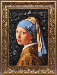 Portrait "Girl with a Pearl Earring" (Jannes Vermeer)