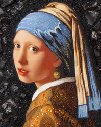 Portrait "Girl with a Pearl Earring" (Jannes Vermeer)