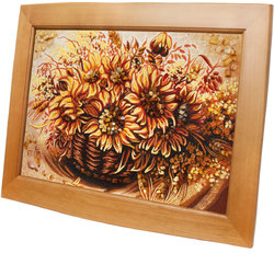 "Sunflowers in a Basket"