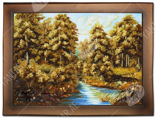 Landscape “Forest and River”