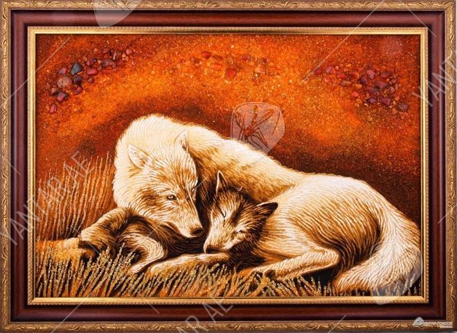 Panel “Pair of Wolves”