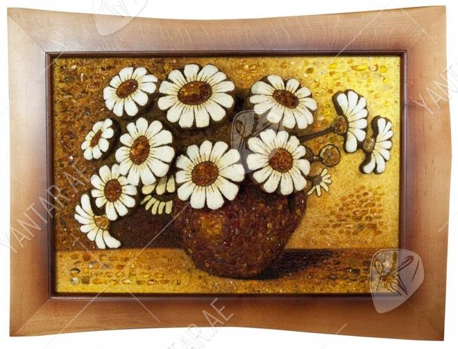 Three-dimensional painting “Daisies”