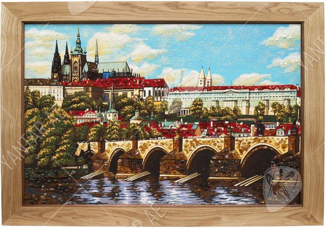 Panel "Charles Bridge in Prague"