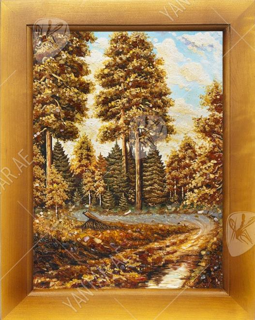 Landscape “Pines in a forest clearing”