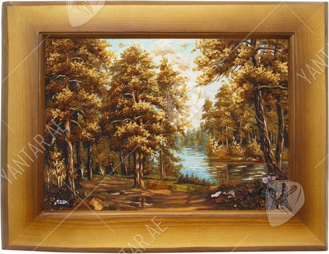 Landscape “Forest and Lake”