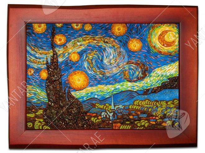 Painting “Starry Night” (Vincent van Gogh)