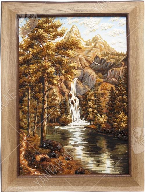 Landscape “Mountain Waterfall”