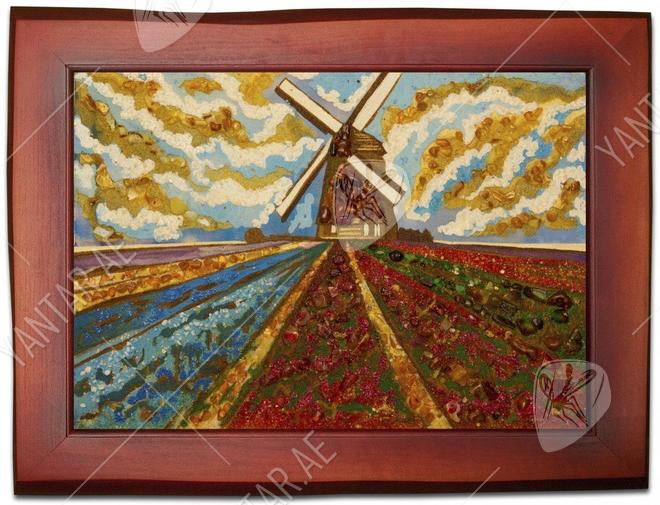 Panel "Tulip fields of Holland"