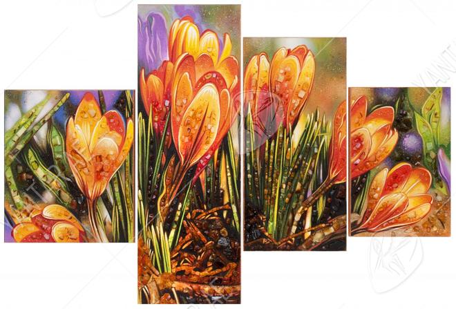 Polyptych "Crocuses"