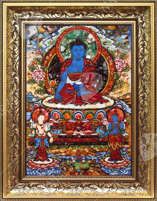 Panel “Medicine Buddha” by Bhaishajya Guru Vandurya