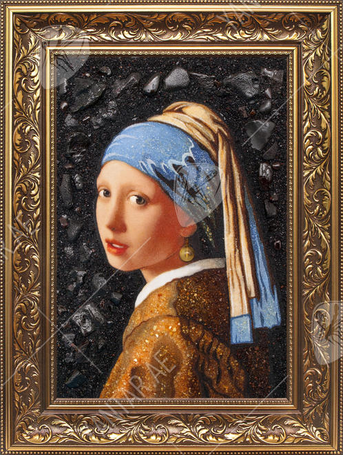 Portrait "Girl with a Pearl Earring" (Jannes Vermeer)