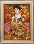 Volumetric panel “Portrait of Adele Bloch-Bauer I” (Gustav Klimt)