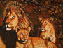 Panel "Lion Family"