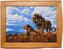 Panel "Lion and Lioness"