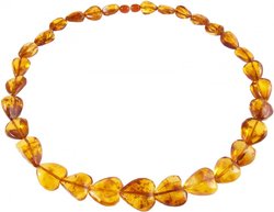 Beads “Amber Heart”