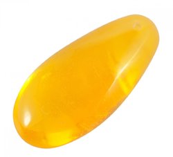 Amber polished pendant