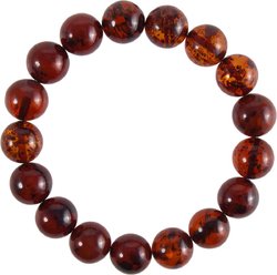 Bracelet made of dark amber balls