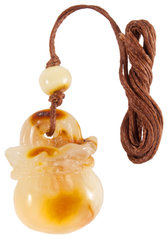 Amber pendant “Bag”