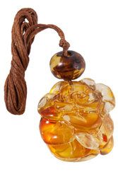 Amber pendant "Rose"