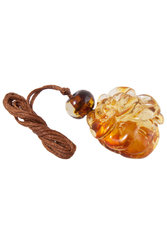 Amber pendant "Rose"