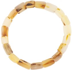 Amber bracelet made of polished plates (medicinal)