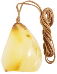 Amber pendant "Bud"